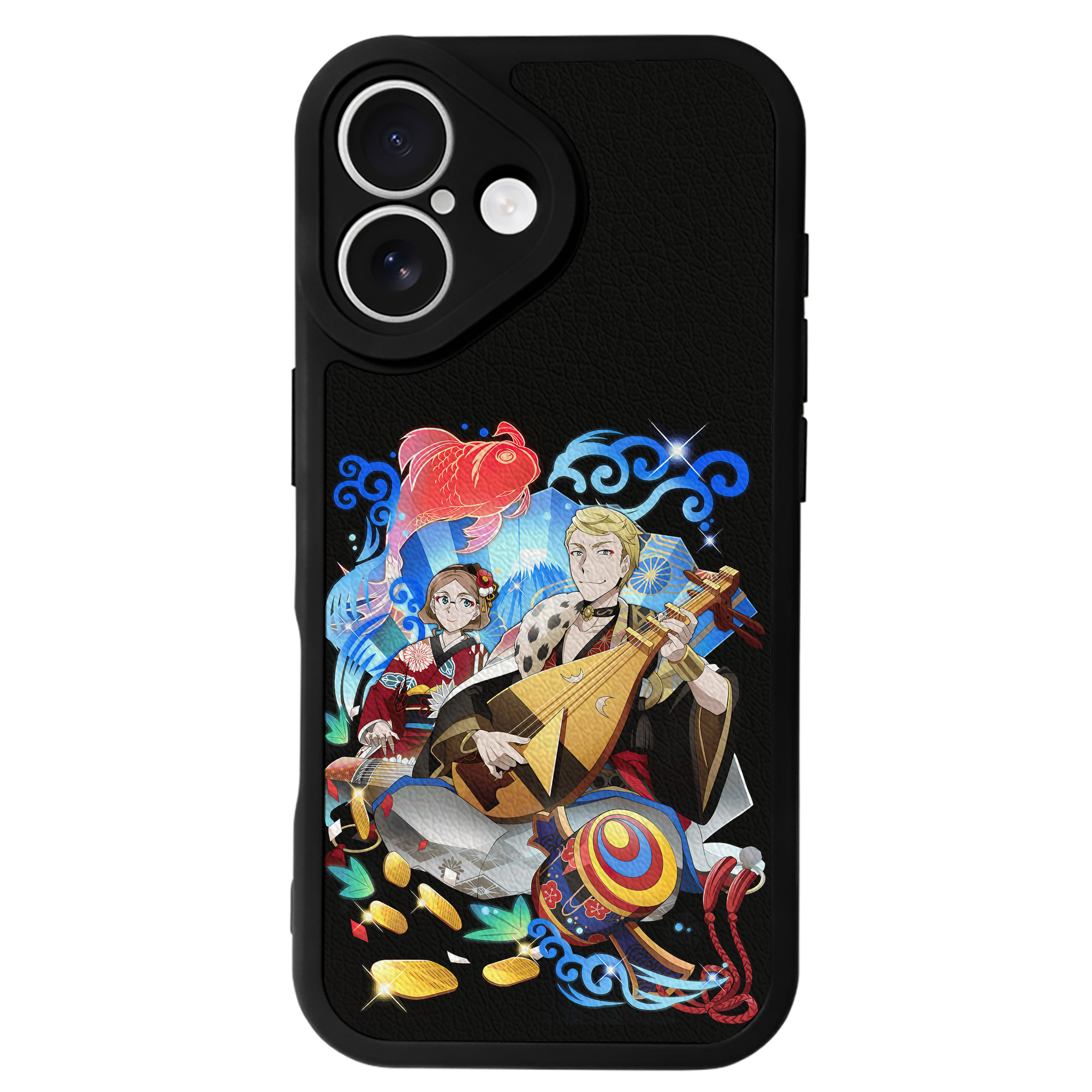 （画像用） 文豪ストレイドッグス Bungo Stray Dogs 【iPhone 16シリーズ対応】シリコンスマホケース（レザー調） 材質：シリコン